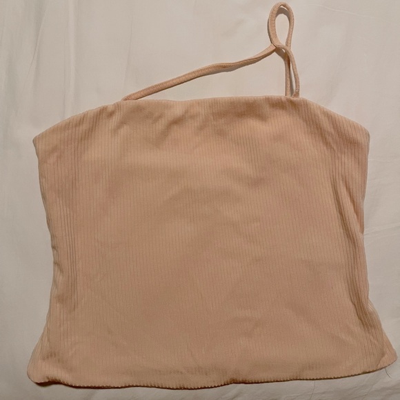 AFRM Saddle One-Shoulder Crop Top - Picture 2 of 3